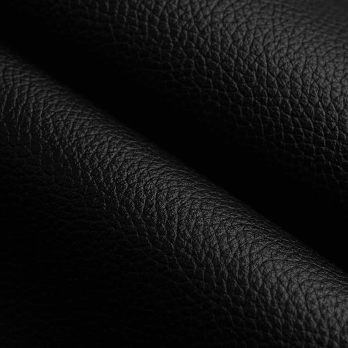 Black full grain leather