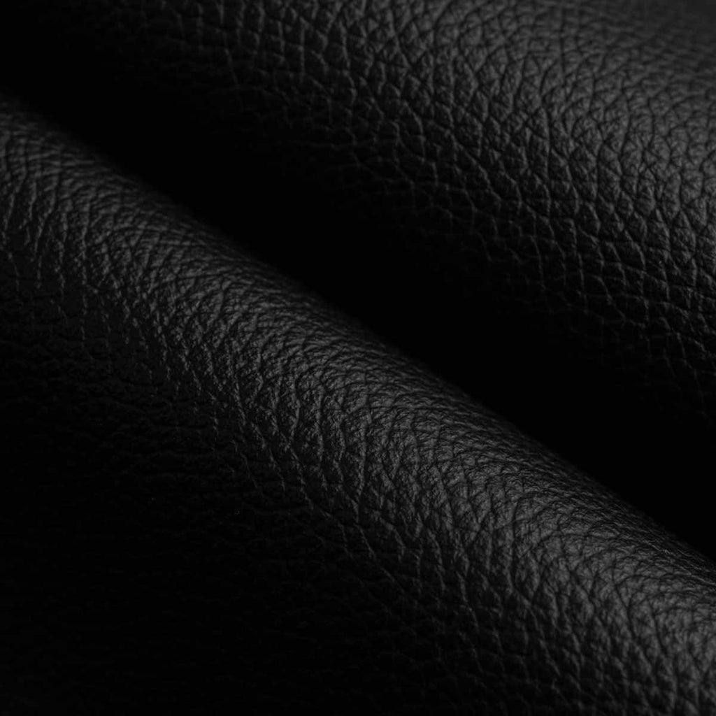 Black full grain leather